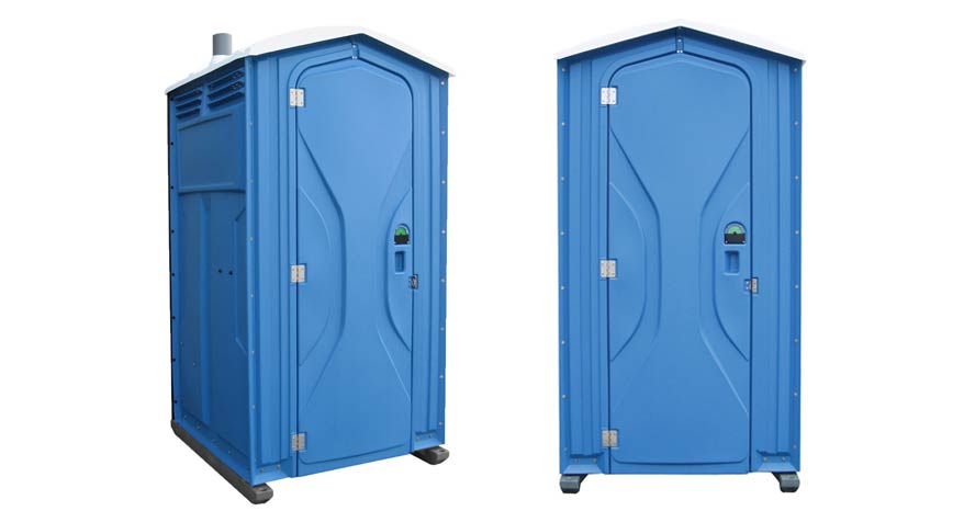 Long-term porta potty units on site in Wisconsin Rapids, WISCONSIN